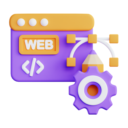 web development 3d icon png download 4674328